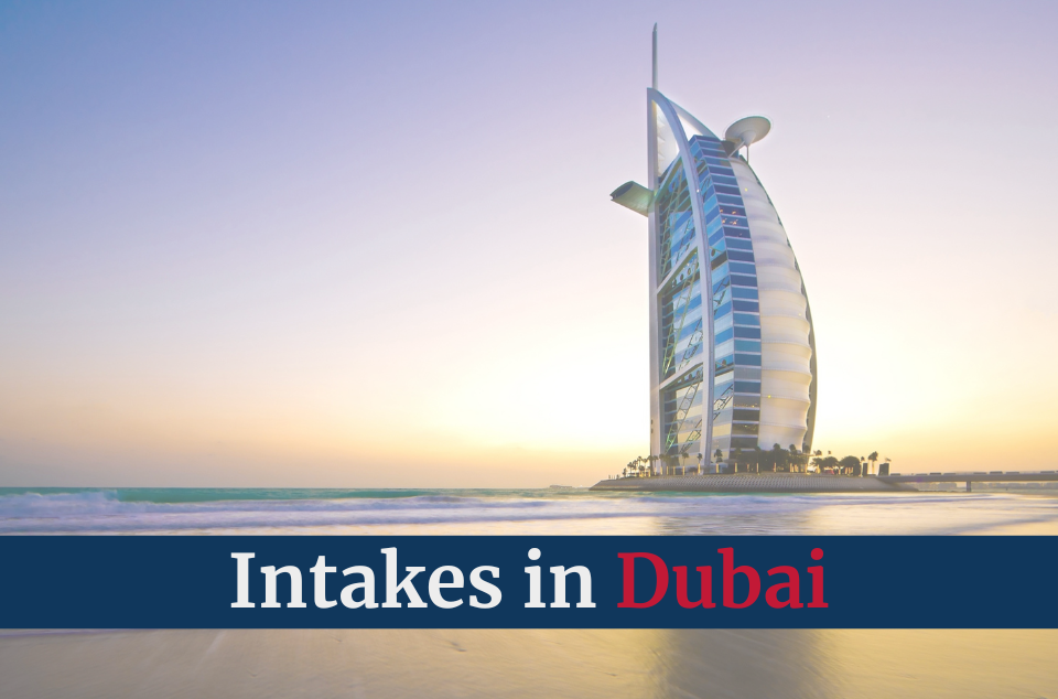 Everything you need to know about intakes in Dubai